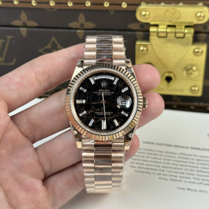 Đồng Hồ Rolex Rep 1:1 Rolex Day-Date Eisenkiesel 40mm QF Factory