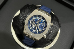 Đồng Hồ Hublot Rep 1:1 Hublot Big Bang Unico Skeleton Blue-Silver Dial 42mm BBF Factory