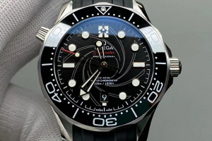 Đồng Hồ Omega Rep 1:1 Omega Seamaster Diver 300M 007 No Time To Die Black Edition 42mm VS Factory