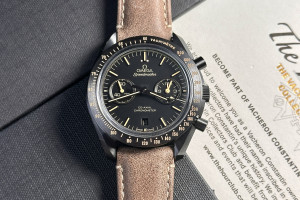 Đồng Hồ Omega Rep 1:1 Omega Speedmaster “Dark Side of The Moon” Ceramic Bezel 44mm OM Factory