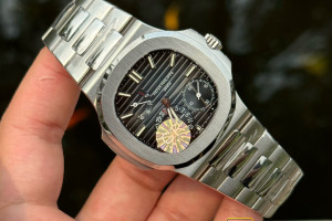 Đồng Hồ Patek Rep 1:1 Patek Philippe Nautilus 5712/1A-001 Vỏ Thép Blue Dial 40mm GR Factory