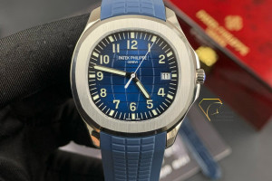 Đồng Hồ Patek Rep 1:1 Patek Philippe Aquanaut 5168G-001 20th Anniversary Blue Dial 42mm 3K Factory