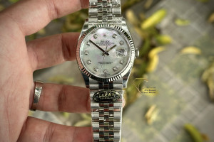 Đồng Hồ Rolex Rep 1:1 Rolex Datejust 36 126234-0019 Oystersteel Mặt Khảm Trai 36mm Clean Factory