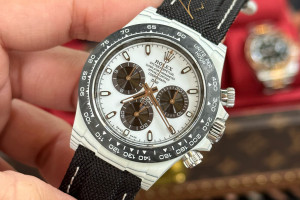 Đồng Hồ Rolex Rep 1:1 Rolex DiW Daytona Vỏ Carbon Siêu Nhẹ White Dial 40mm N Factory Best Quality