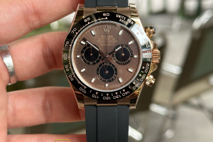 Đồng Hồ Rolex Rep 1:1 Rolex Cosmograph Daytona 116515 Rose Gold 40mm EW Factory