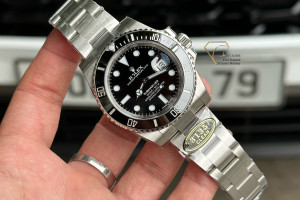 Đồng Hồ Rolex Rep 1:1 Rolex Submarnier 116610LN Vỏ Thép Trắng Mặt Đen 40mm Clean Factory Best Quality